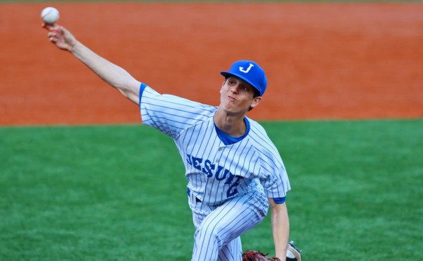 Senior right-hander Richard Oubre relieved starter Lee Blosser at the start of the third inning when the Jays were down, 3-1. He shut down the Tarps - no hits, no runs.