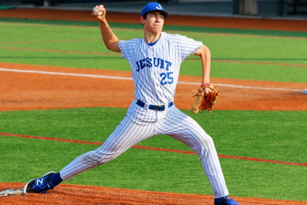Collin Kulivan started for the Jays and pitched five innings.
