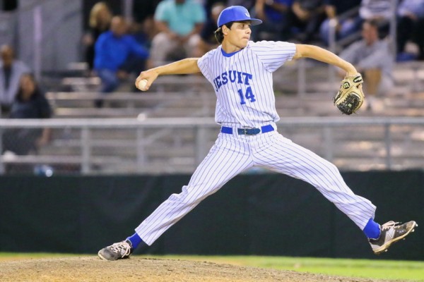 Mason Mayfield turned in a complete game, an outstanding pitching performance.