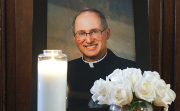 The memorial Mass for Fr. Fitzgerald will be held on Tuesday, Sept. 27, at 7:00 p.m. in the Chapel of the North American Martyrs.
