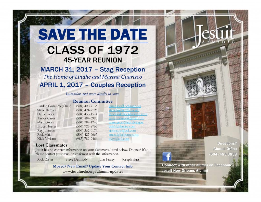 Class of 1972 - Click the image to view PDF.