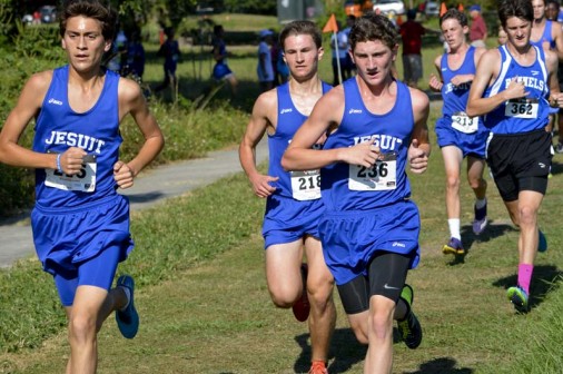 Juniors Peter Carr, Ben Finicle, and Chris Ross all placed in the Top Ten at the Country Day Cajun Classic on Saturday, Oct. 8.