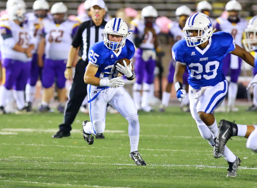 When Connor Prouet rests on the sideline, the running is in the capable hands of Michael Torry, Jr. (25) and Will Robinson IV (29).
