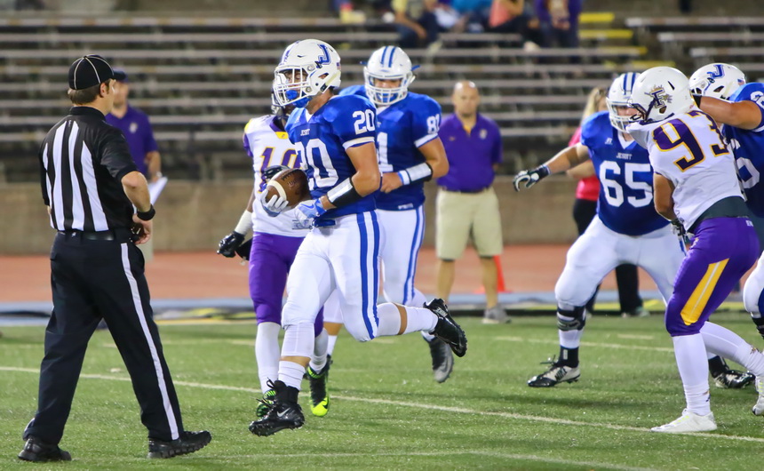 Connor Prouet on Jesuit's offense: “That’s just me following what my whole line does for me. We have the best linemen in the world, they open up holes, and I just run through them.”