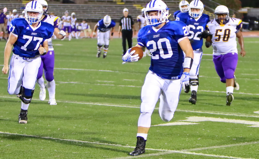 Connor Prouet earned a spot in the Jesuit football record book with his six touchdowns against Franklinton in Week 9.