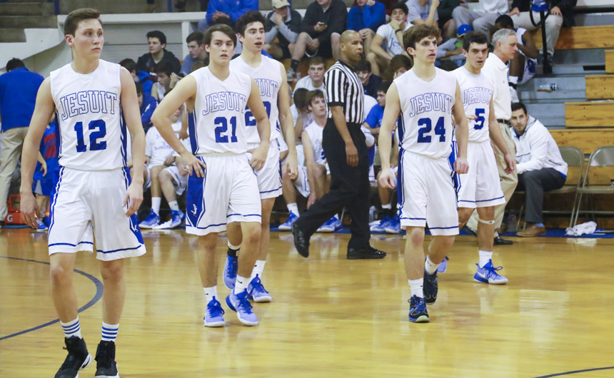 The Blue Jay basketball team makes a third quarter rally to push past Warren Easton.