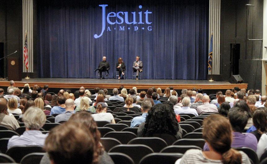 A panel discussion followed the fall Town Hall Meeting on Sept. 8 and provided valuable information for parents regarding student behavior.