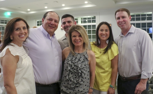 Nancy and Joe Lavigne, Brad and Kerrie Belsome, and Noreen and Travis Bonifacic