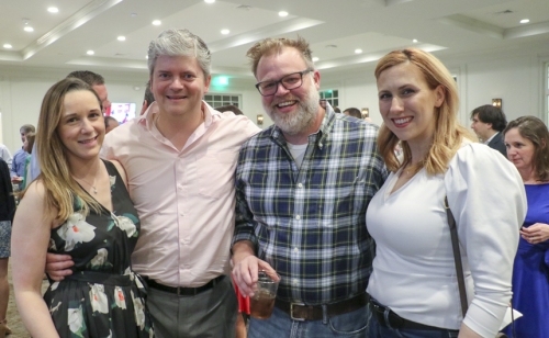 Patricia and Jean Paul Lagarde and Ben and Lesley Tarantino