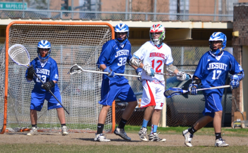 Lacrosse, Jesuit vs. Rummel, 2.2.13