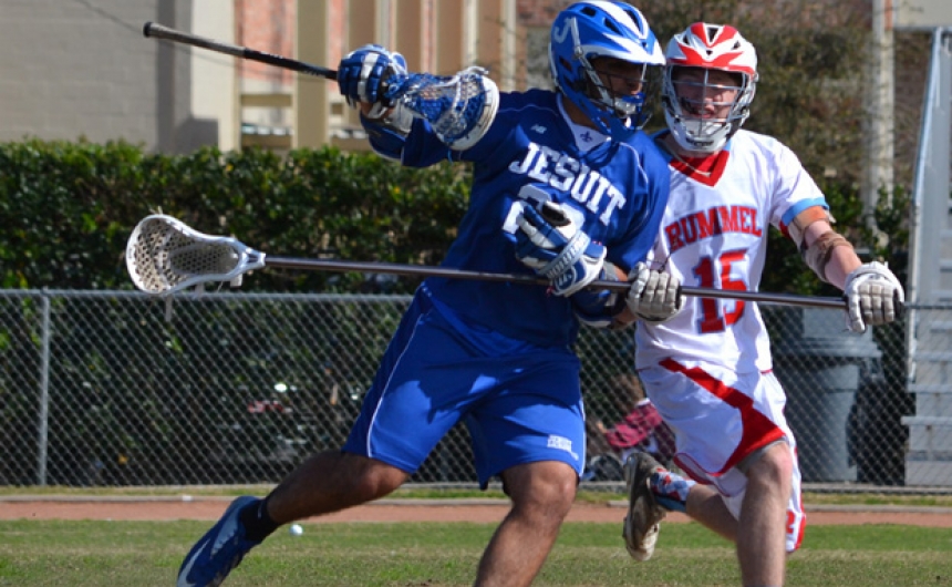 Lacrosse, Jesuit vs. Rummel, 2.2.13