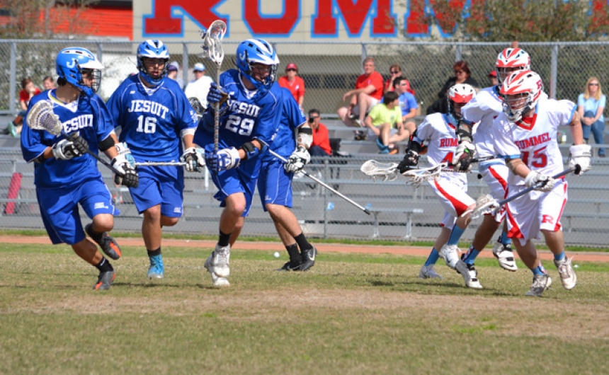 Lacrosse, Jesuit vs. Rummel, 2.2.13