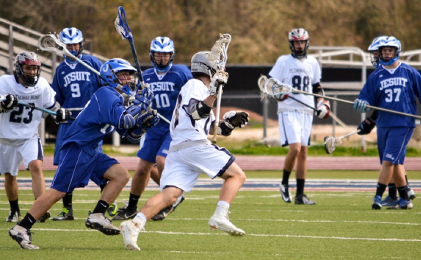Lacrosse, Jesuit vs. St. Thomas More, 1.26.13