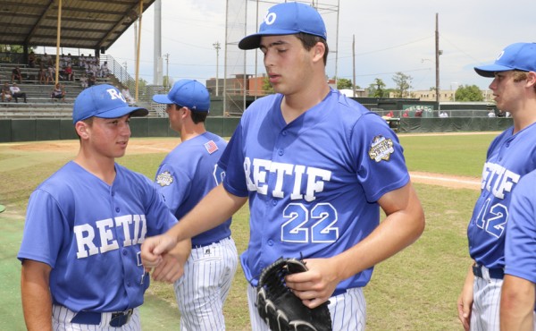 Pitcher Lee Blosser secured the win in the quarterfinals against Chevrolet. 