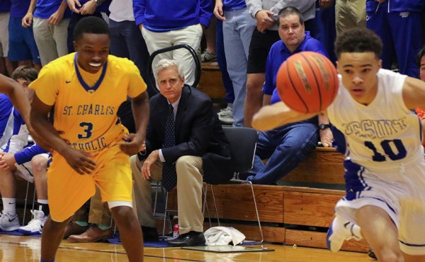 Coach Chris Jennings '78 begins his 26th season as the head coach of the varsity basketball team.