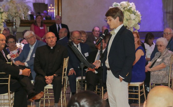 Senior Michael Schmidt tells his Jesuit story and thanks donors for creating opportunities for today's students.